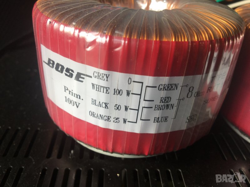 BOSE Torodial Transformer Transformator 100V 8 OHM RKT 106.95, снимка 1