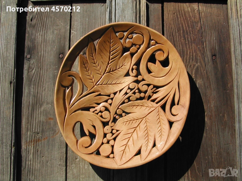 Пано Дърворезба, Дървена Фруктиера, Дърворезба за подарък, Дърворезба , снимка 1