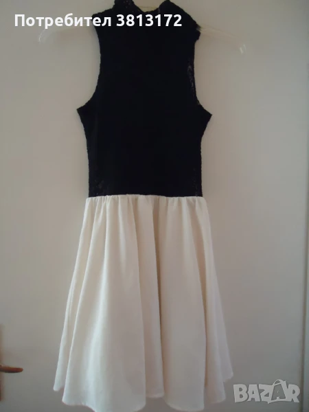 парти рокля с дантела, снимка 1