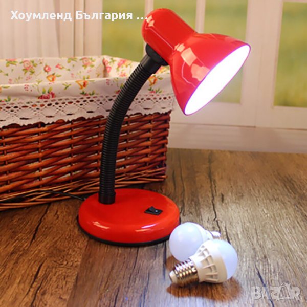 Настолна нощна лампа с огъващо се рамо, снимка 1