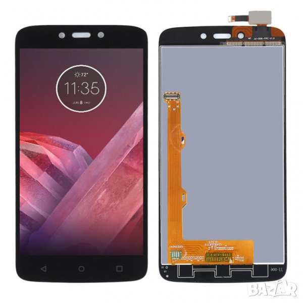 LCD Дисплей за MOTOROLA Moto C Plus / XT1723+ тъч скрийн /Черен/, снимка 1