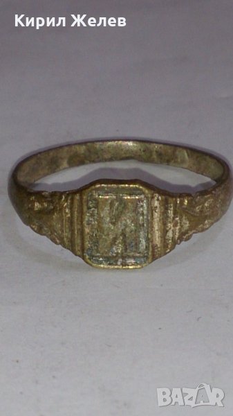 Уникален стар пръстен сачан над стогодишен - 59941, снимка 1