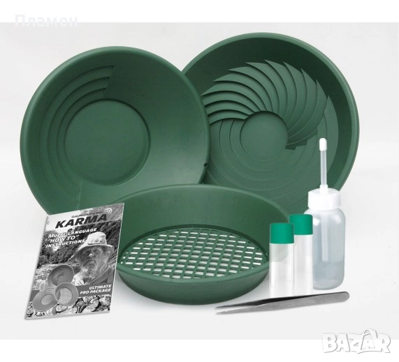 Комплект легени за злато карма / Легени за промиване на злато, снимка 1