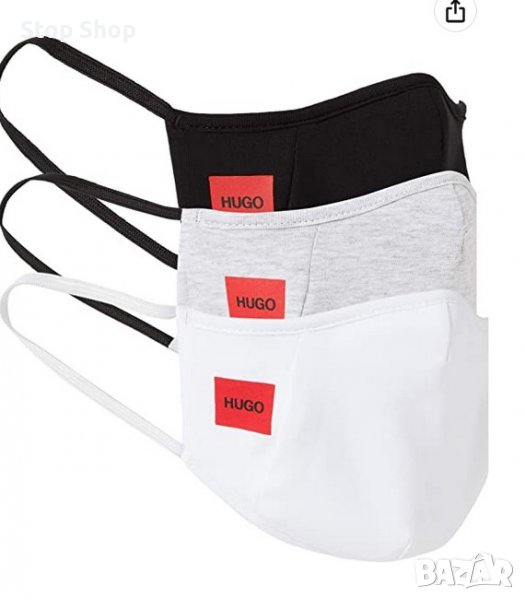 HUGO BOSS Унисекс маска пакет от 3 маски за защита на устата и носа, снимка 1