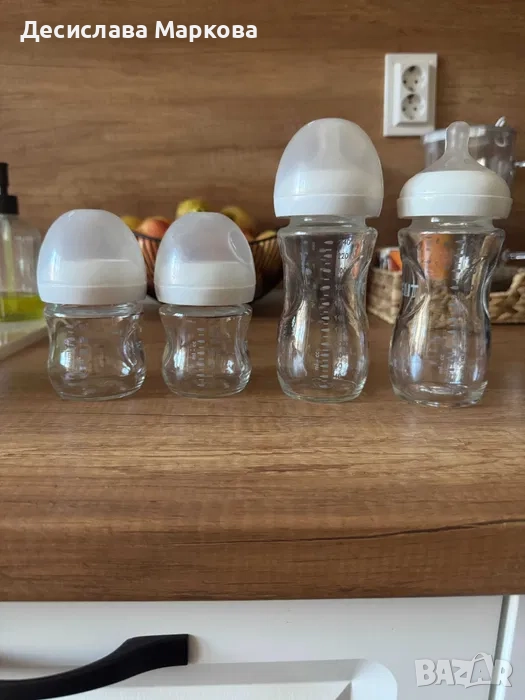 Бебешки стъклени шишета Philips Avent, снимка 1