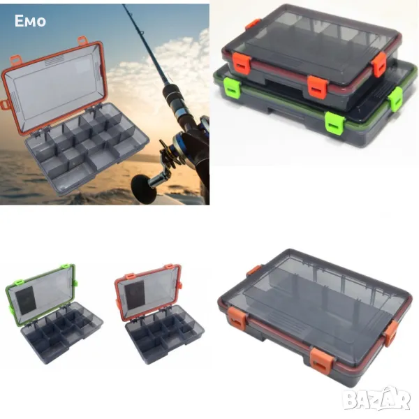 Кутия органайзер за риболов  със закопчалка - m-k28, снимка 1