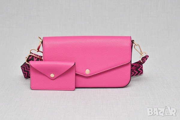 Стилна и елегантна дамска чантичка + портмоне, снимка 1