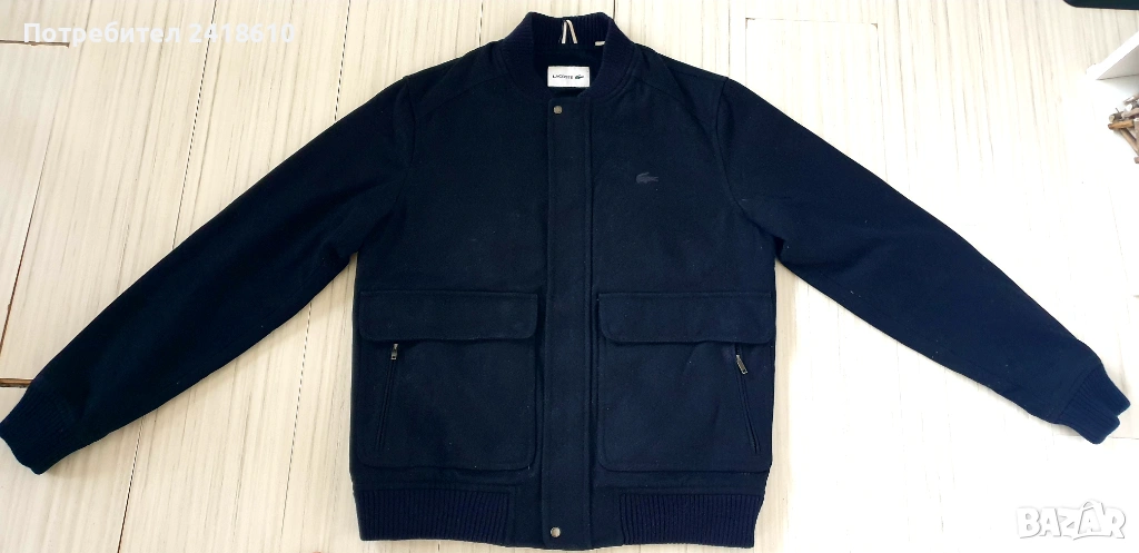 Lacoste / Wool Bomber Mens Size 50 / L  ОРИГИНАЛ!  Мъжко Вълнено бомбер Яке, снимка 1
