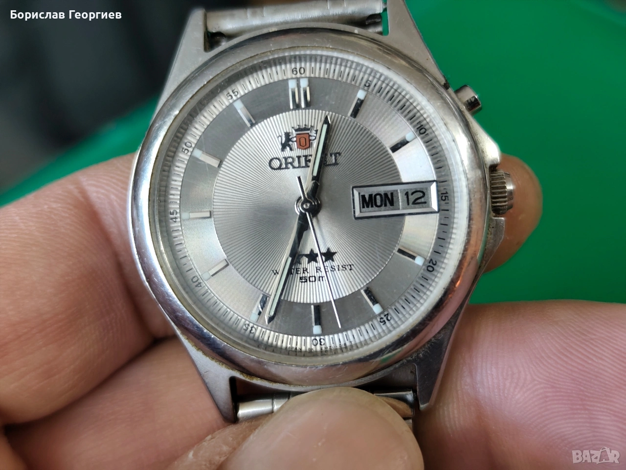 Механичен часовник orient automatic 21 jewels, снимка 1