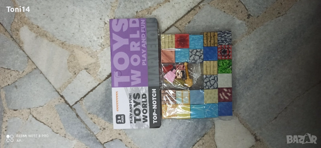 Майнкрафт Minecraft магнитен контруктор кубчета , снимка 1