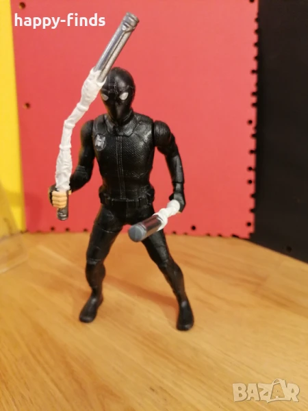 Hasbro Spider Man Екшън фигура 15см Спайдърмен Web Strike с функции E3547, снимка 1