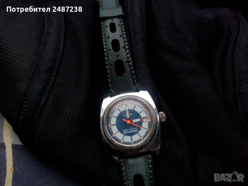 Механичен часовник,,Timex, водоустойчив, снимка 1