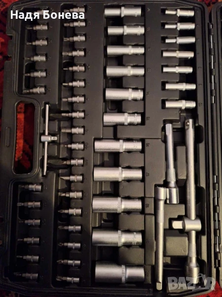 Куфар с инструменти Гедоре 172 части с 3 броя тресчотки, снимка 1