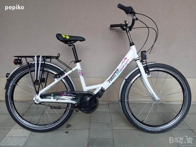 Продавам колела внос от Германия алуминиев юношески велосипед PINNIPED 24 цола, снимка 1
