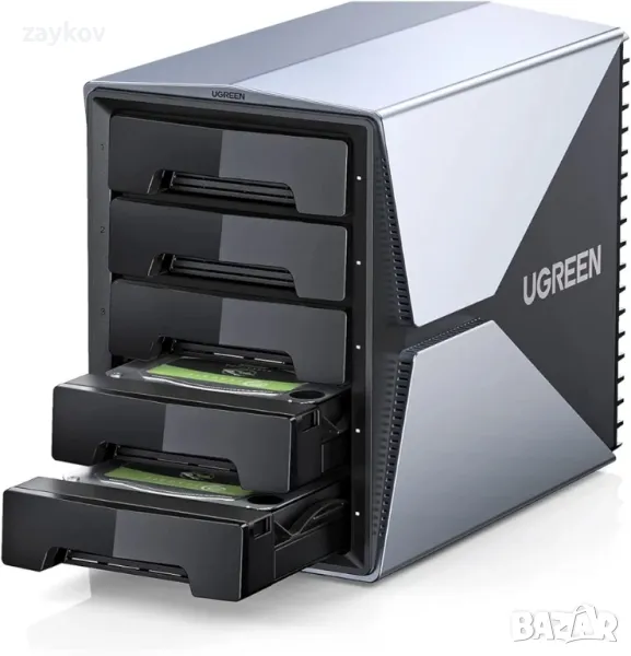 UGREEN 5-Bay SATA SSD HDD RAID кутия, директно свързано съхранение, снимка 1