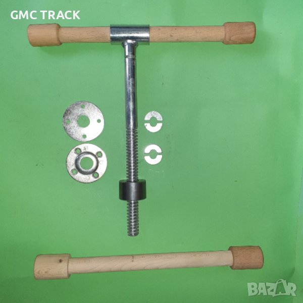 Винтова двойка с ръкохватка трапецовидна резба 16х4мм DIN103, снимка 1