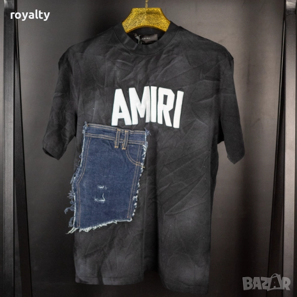 Amiri Черна Мъжка Тениска , снимка 1