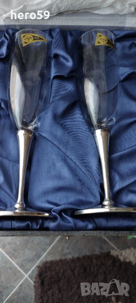 Сребърни чаши, сребро  800-сребро крисрал, снимка 1