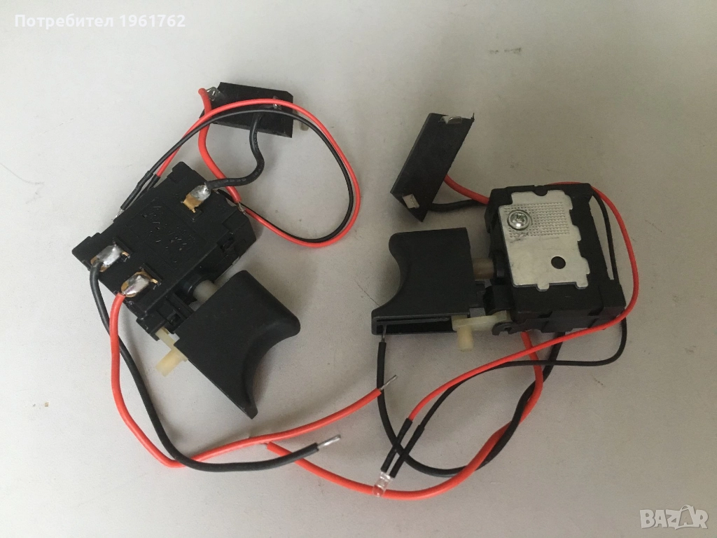 Ел. ключ, бутон, Прекъсвач за винтоверт 7.2-24V, снимка 1