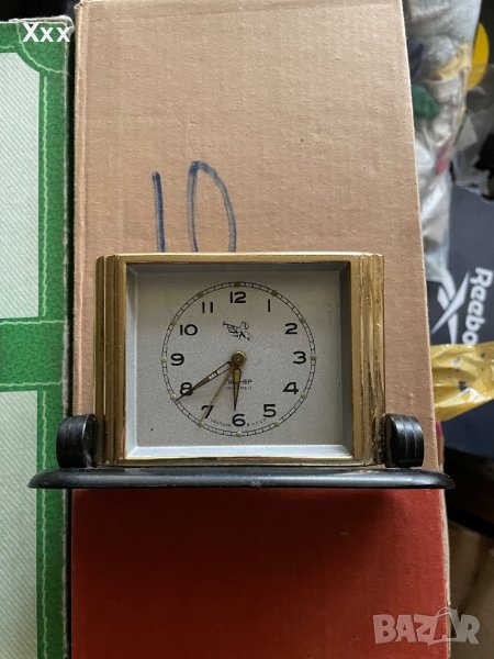 Настолен часовник,будилник СЛАВА,SLAVA, снимка 1