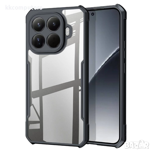 XUNDD Калъф за Xiaomi 15T Pro, Прозрачен акрилен гръб | Удароустойчив | Протектор в Комплекта, снимка 1