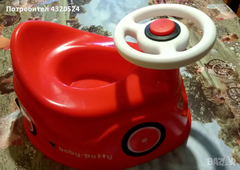 Детско гърне BIG- форма на кола с волан, снимка 1