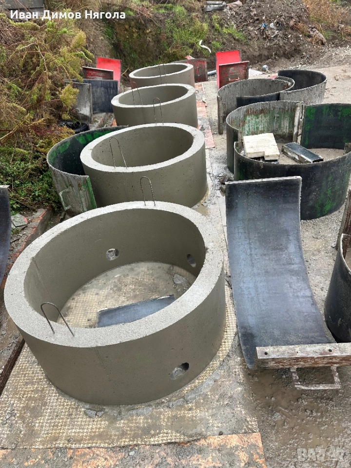 Производство на бетонни пръстени за ями,кладенци и шахти, снимка 1