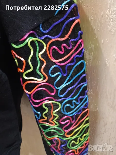 Дамска блузка с дълъг интересен ръкав, снимка 1