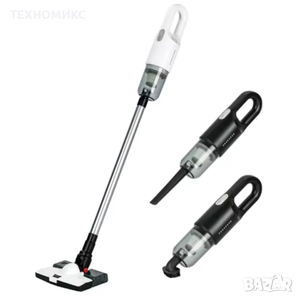 Безжична вертикална прахосмукачка 4 в 1 ,HEPA филтър,Мултифункционална, снимка 1