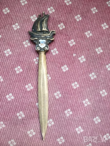 Месингово ножче за писма, снимка 1