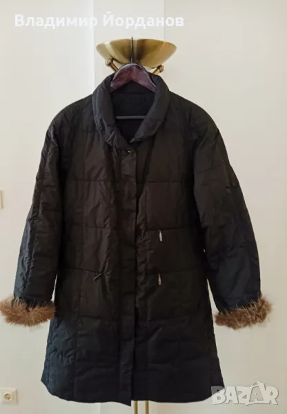 дамско дълго яке с естествен пух JOBIS DAONE размер XL, снимка 1