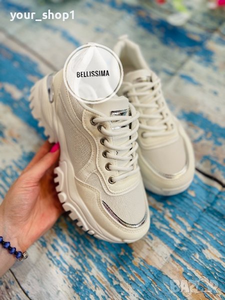 Дамски кецове сникърси в бяло, снимка 1