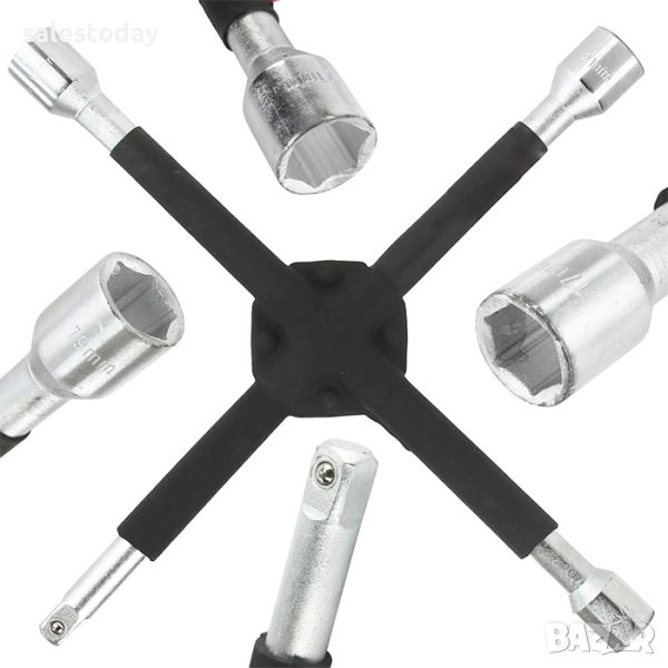 Ключ за джанти, кръстачка- 17мм/19мм/21мм , снимка 1
