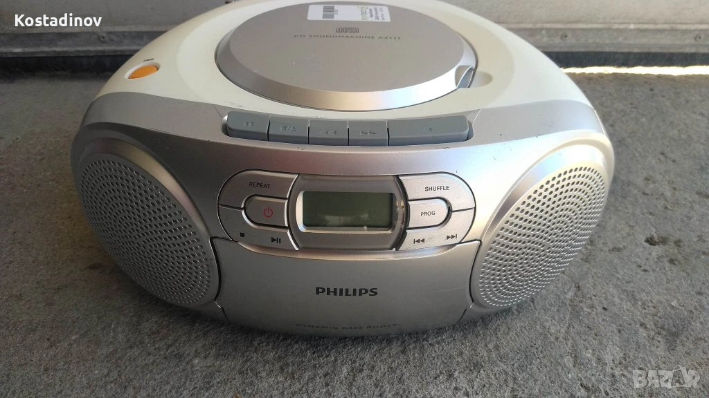 CD радиокасетофон Philips AZ127/12, Dynamic Bass, снимка 1