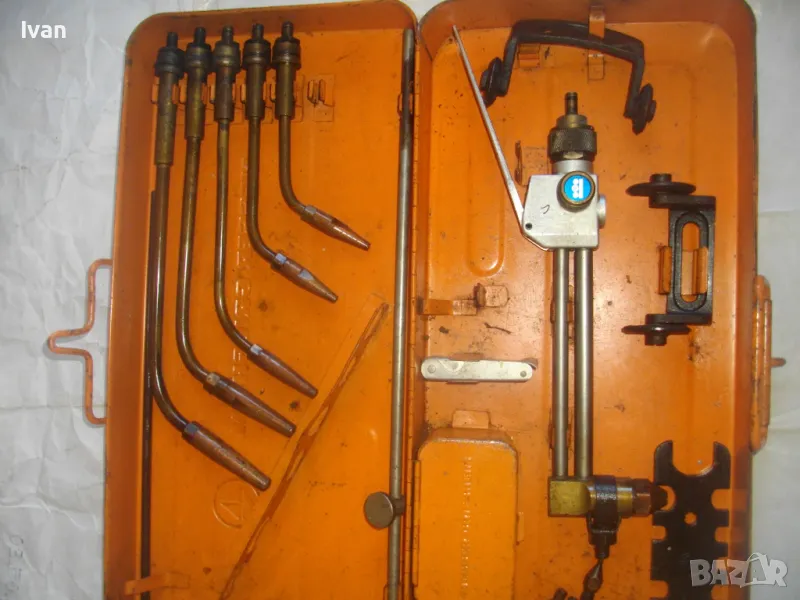 MESSER GRIESHEIM Нидерландски комплект за ГАЗО-ПЛАМЪЧНО РЯЗАНЕ ЗАВАРЯВАНЕ Оксижен Профи 18 части , снимка 1