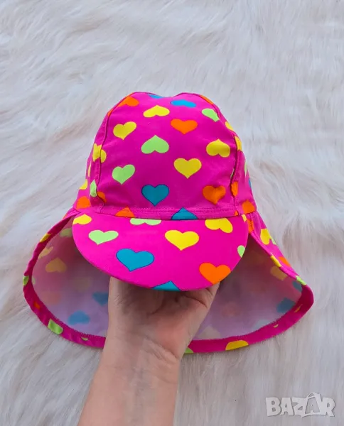 Плажна шапка със UV защита  1-3 години, снимка 1