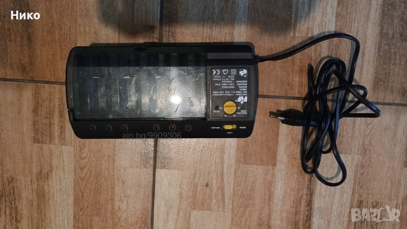 Зарядно за батерии. Размери: AAA; AA; C; C; D; 9v батерия., снимка 1