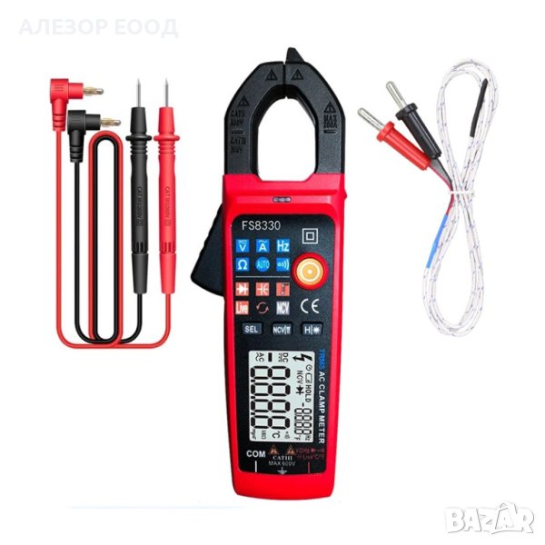 Амперклещи и мултицет 2в1, За ток AC/DC, напрежение AC/DC 20204400, снимка 1