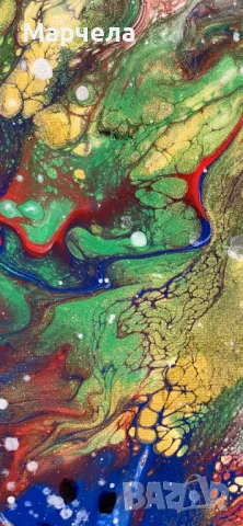Абстрактна  картина Космос, снимка 9 - Картини - 47915313
