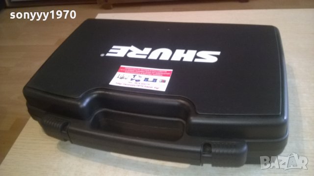 shure professional-куфар за безжичен микрофон и маика, снимка 10 - Микрофони - 28163372