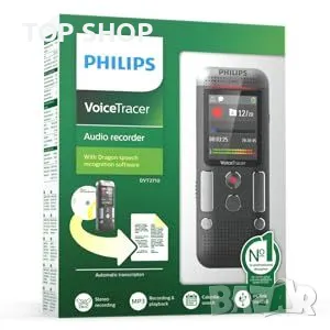 Диктофон ново поколение Philips Voice Tracer DVT2710+ Dragon софтуер, снимка 9 - MP3 и MP4 плеъри - 48514527