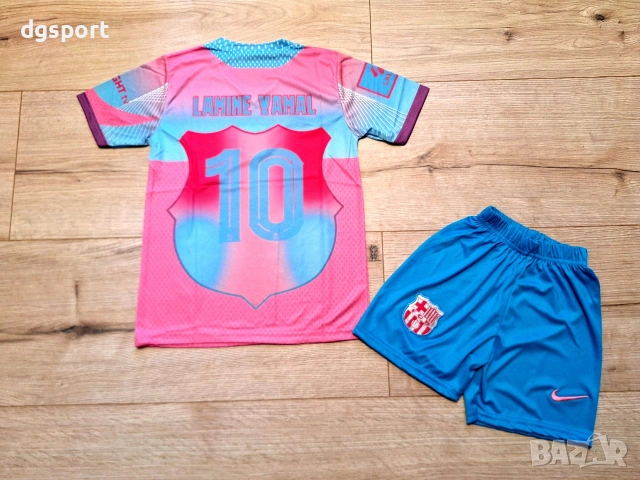 Детски футболен екип на Барселона – специално издание Labubu, снимка 2 - Футбол - 52063650