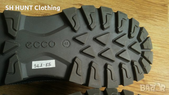 ECCO GORE-TEX Leather Shoes размер EUR 45 / UK 11 обувки естествена кожа водонепромукаеми - 667, снимка 16 - Ежедневни обувки - 43416002