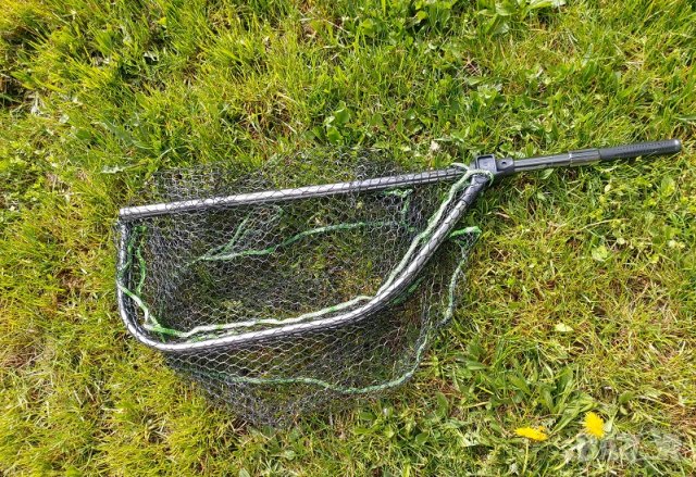Риболовен кеп сгъваем/гумирана мрежа 2.30м/3.00м, снимка 1