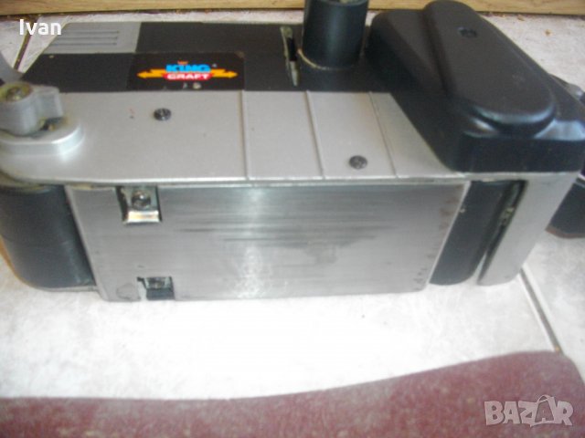 950 Вата-360 м/мин-Голям Профи Немски Лентов Шлайф-Регулация Скорост-King Craft KBS 950N, снимка 4 - Други инструменти - 33583218