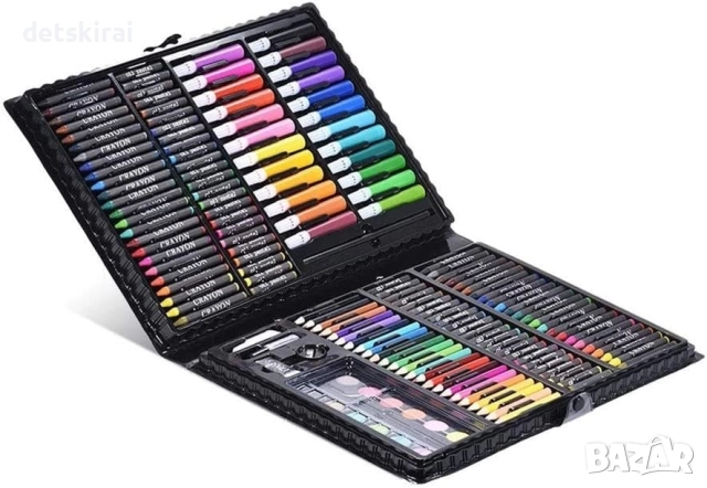 Кт за оцветяване в куфар 168 ч, снимка 4 - Рисуване и оцветяване - 52384761