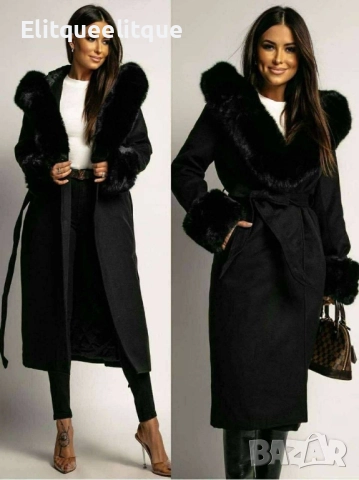 палто с пух 