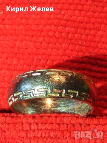 СТАР СТИЛЕН СРЕБЪРЕН ПРЪСТЕН Тип ХАЛКА с ВЕРСАЧЕ ОРНАМЕНТИКА 32497, снимка 17 - Антикварни и старинни предмети - 38352356