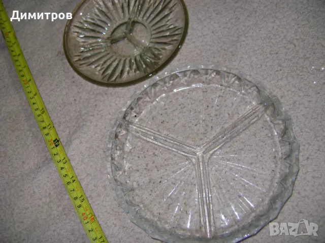 Старо пресовано стъкло, снимка 2 - Антикварни и старинни предмети - 47581660