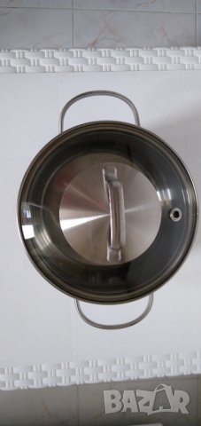 Тенджера от ВИСОКОКАЧЕСТВЕНА СТОМАНА 2,5 л, снимка 2 - Прибори за хранене, готвене и сервиране - 40154269